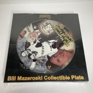 Pittsburgh Pirates Collectible‎ MLB Baseball Plate Bill Mazeroski SGA NIB